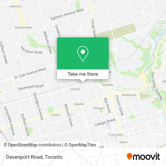 Davenport Road map