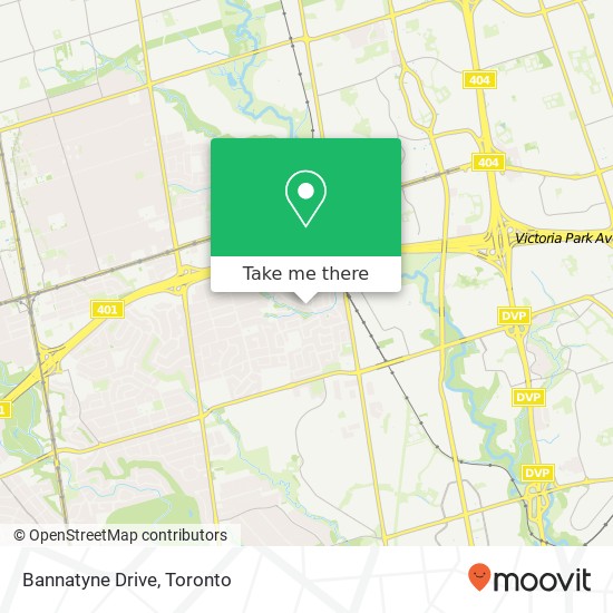 Bannatyne Drive map