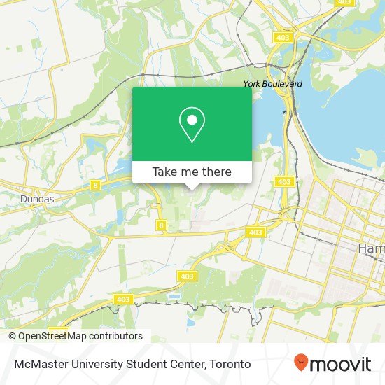 McMaster University Student Center plan