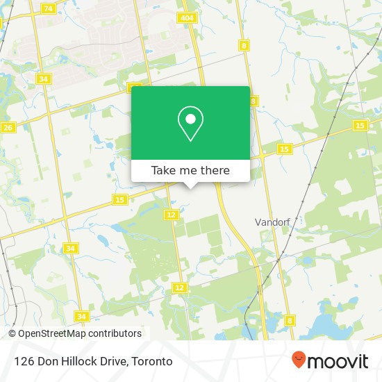 126 Don Hillock Drive map