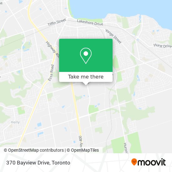 370 Bayview Drive map