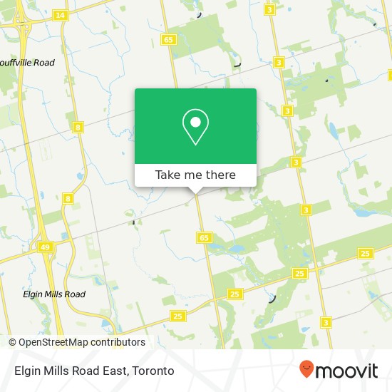 Elgin Mills Road East plan