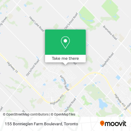 155 Bonnieglen Farm Boulevard map