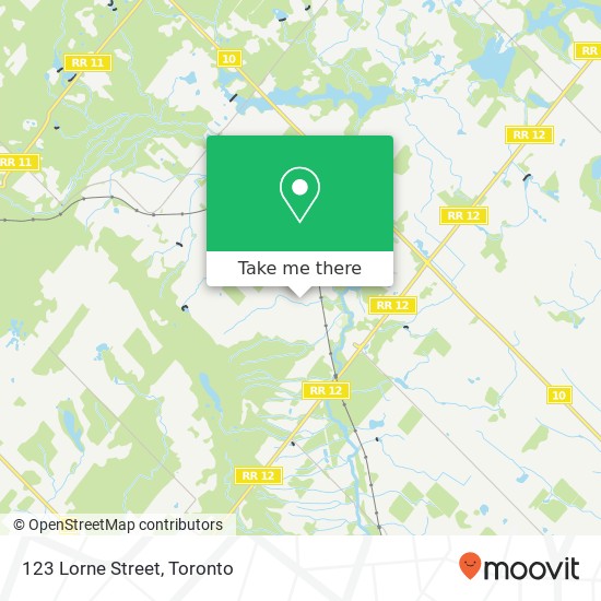 123 Lorne Street map