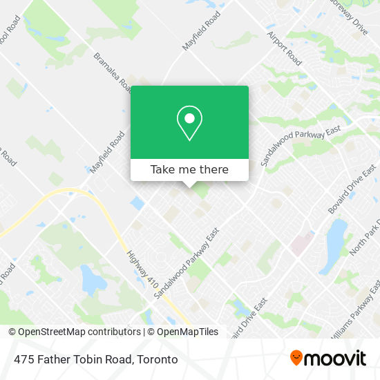 475 Father Tobin Road map