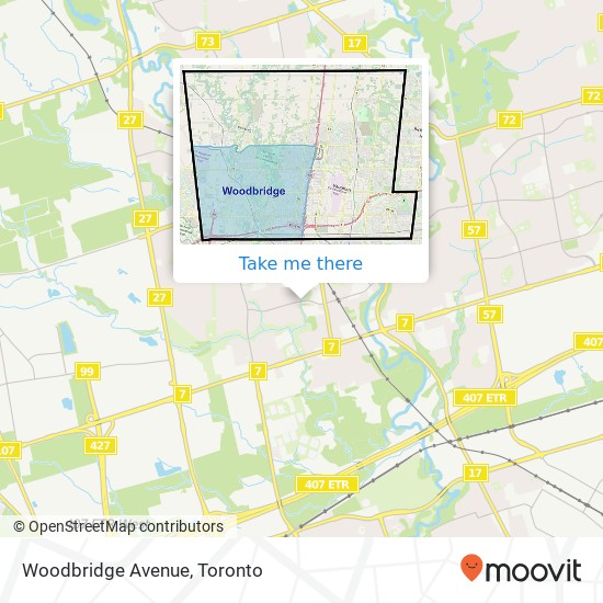 Woodbridge Avenue map