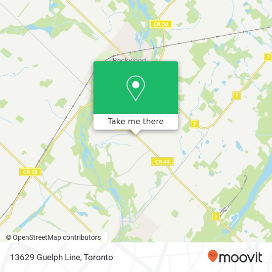 13629 Guelph Line map