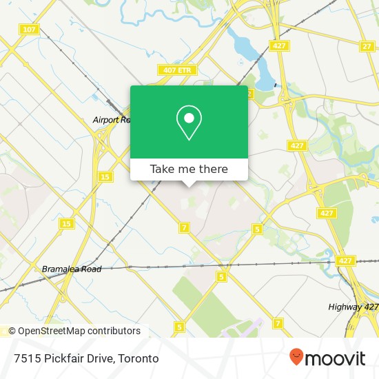 7515 Pickfair Drive map