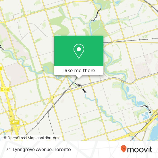 71 Lynngrove Avenue map