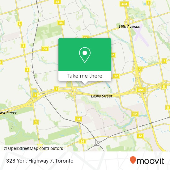 328 York Highway 7 map