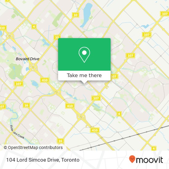 104 Lord Simcoe Drive map