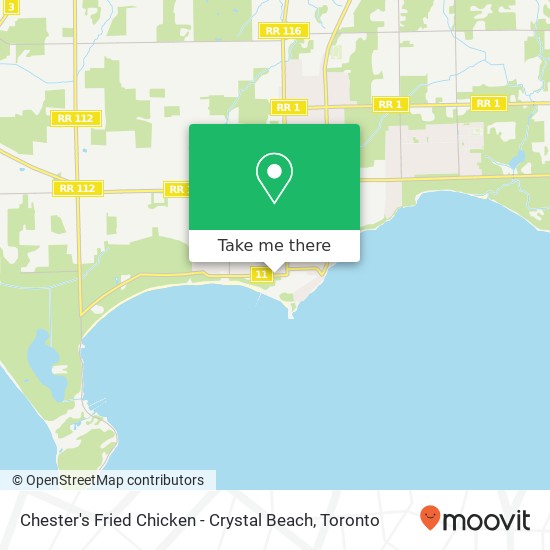 Chester's Fried Chicken - Crystal Beach, 3948 Erie Rd Fort Erie, ON L0S plan