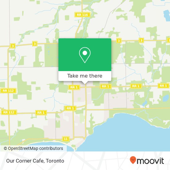 Our Corner Cafe, 411 Ridge Rd N Fort Erie, ON L0S map