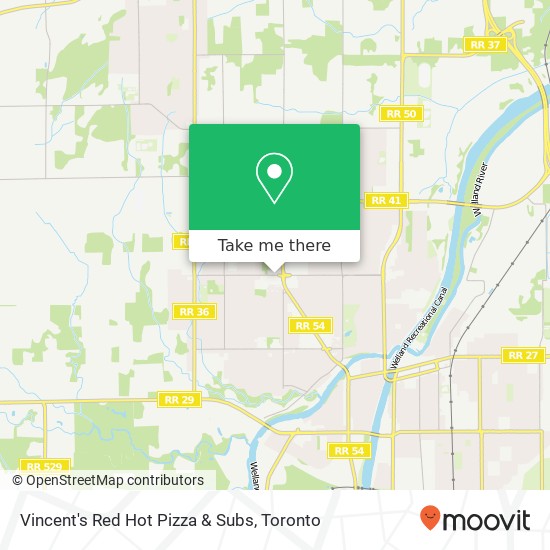 Vincent's Red Hot Pizza & Subs plan