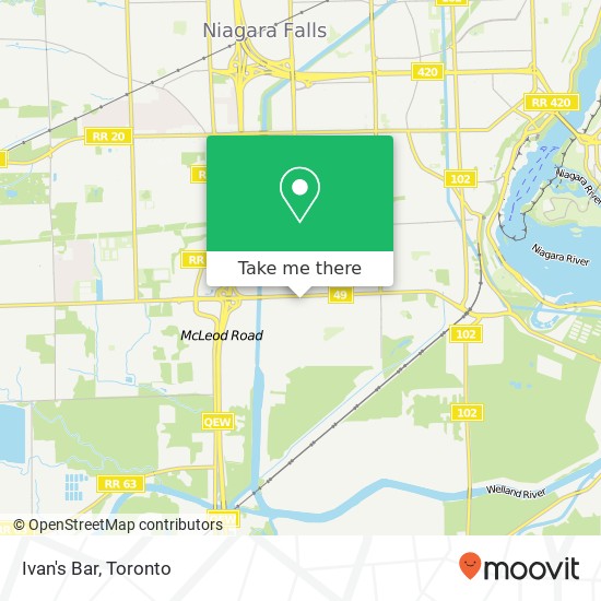 Ivan's Bar, 7188 Dorchester Rd Niagara Falls, ON L2G 5V6 map