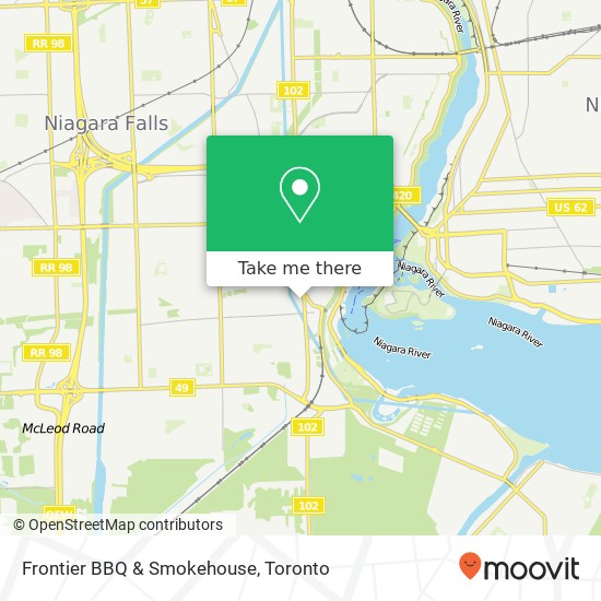 Frontier BBQ & Smokehouse, 6519 Stanley Ave Niagara Falls, ON L2G 7L2 map