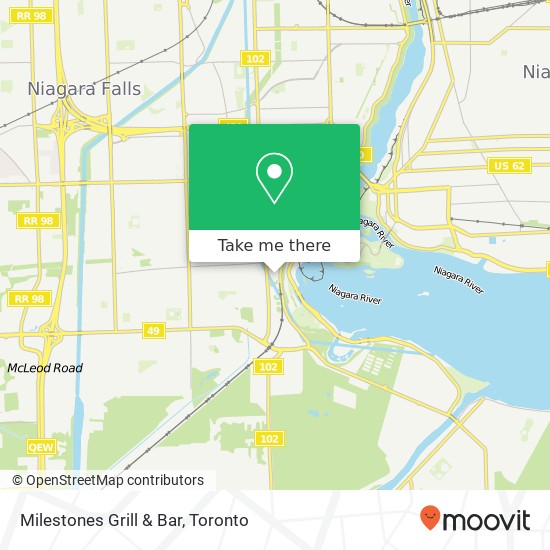 Milestones Grill & Bar, 6755 Fallsview Blvd Niagara Falls, ON L2G map