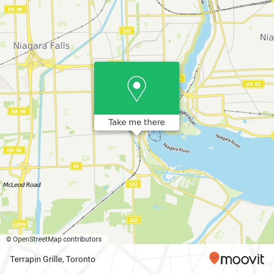 Terrapin Grille, 6740 Fallsview Blvd Niagara Falls, ON L2G map