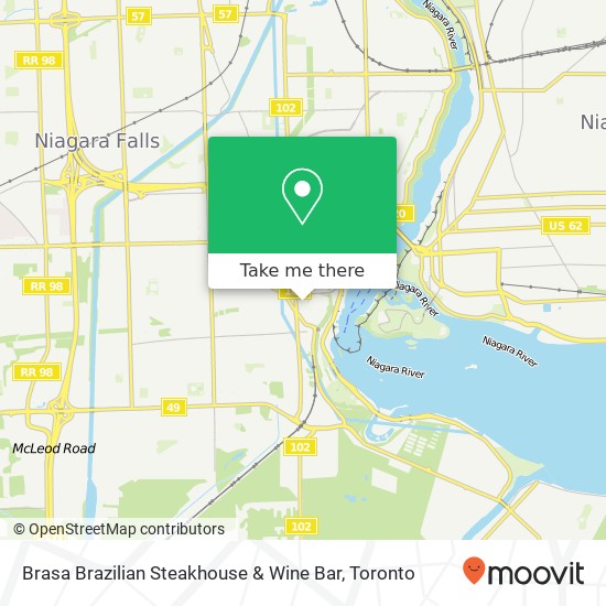 Brasa Brazilian Steakhouse & Wine Bar, 6361 Fallsview Blvd Niagara Falls, ON L2G 3V9 plan