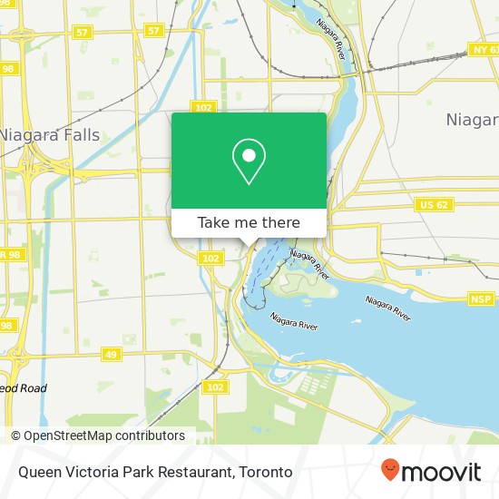 Queen Victoria Park Restaurant, 6345 Niagara Pkwy Niagara Falls, ON L2G plan