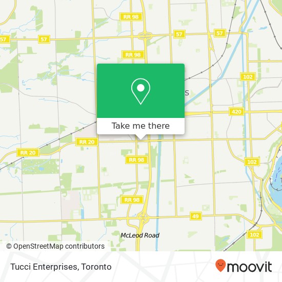 Tucci Enterprises, 7500 Lundy's Ln Niagara Falls, ON L2H map