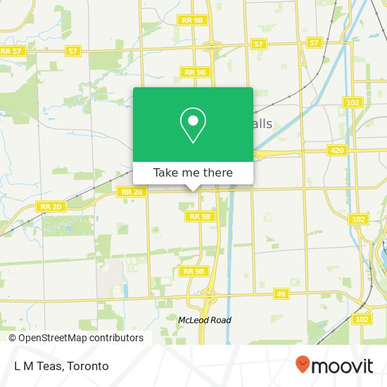 L M Teas, 7666 Lundy's Ln Niagara Falls, ON L2H 1H1 map