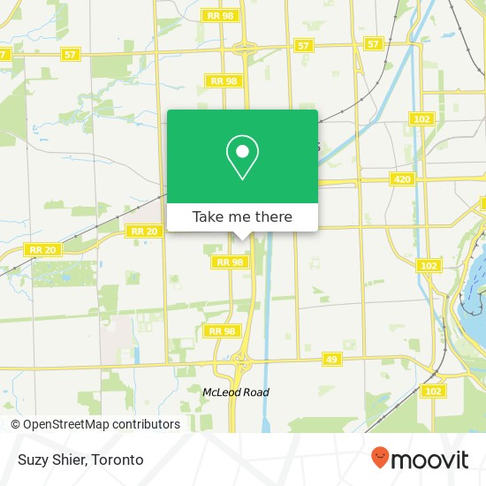 Suzy Shier, 7500 Lundy's Ln Niagara Falls, ON L2H 1G8 map
