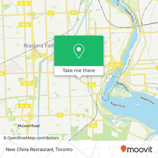 New China Restaurant, 6095 Main St Niagara Falls, ON L2G 6A1 map