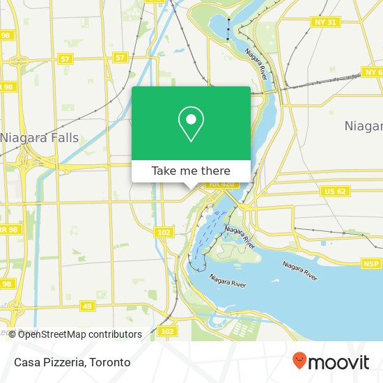 Casa Pizzeria, Victoria Ave Niagara Falls, ON L2G 3L6 map