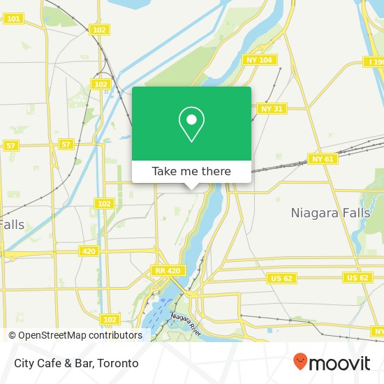 City Cafe & Bar, 4337 Queen St Niagara Falls, ON L2E 2K9 map