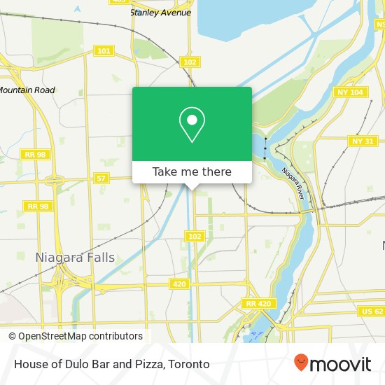 House of Dulo Bar and Pizza, 4189 Stanley Ave Niagara Falls, ON L2E 4Z2 plan