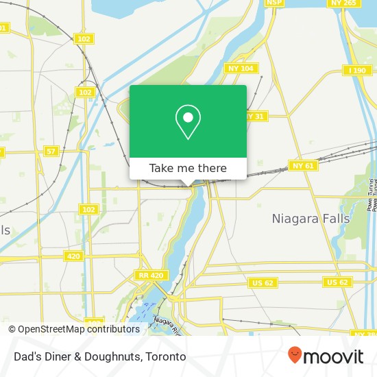Dad's Diner & Doughnuts, 4138 Bridge St Niagara Falls, ON L2E map