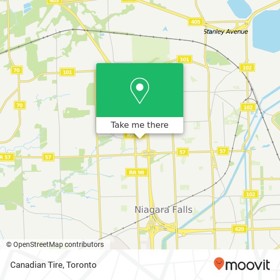 Canadian Tire, 3770 Niagara Falls, ON map