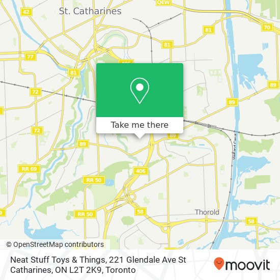 Neat Stuff Toys & Things, 221 Glendale Ave St Catharines, ON L2T 2K9 map