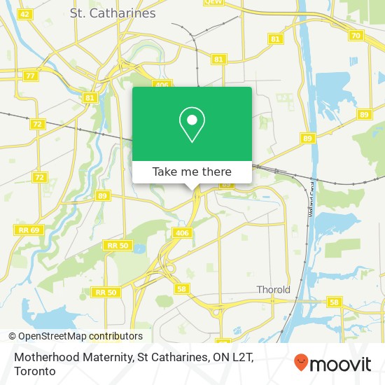 Motherhood Maternity, St Catharines, ON L2T map