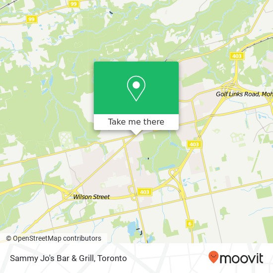 Sammy Jo's Bar & Grill, 2 Cameron Dr Hamilton, ON L9G map