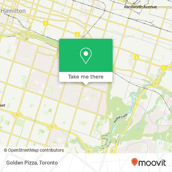 Golden Pizza, 1140 Fennell Ave E Hamilton, ON L8T map