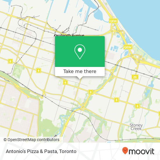 Antonio's Pizza & Pasta, 55 Parkdale Ave N Hamilton, ON L8H 5W7 map