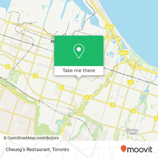 Cheung's Restaurant, 150 Parkdale Ave N Hamilton, ON L8H map