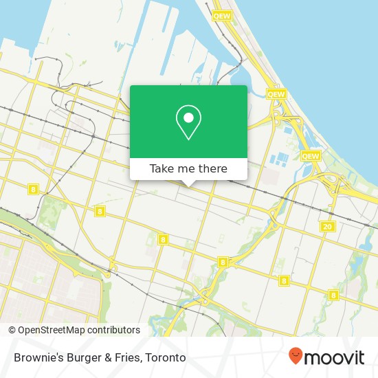 Brownie's Burger & Fries, Barton St E Hamilton, ON L8H 2Y2 map