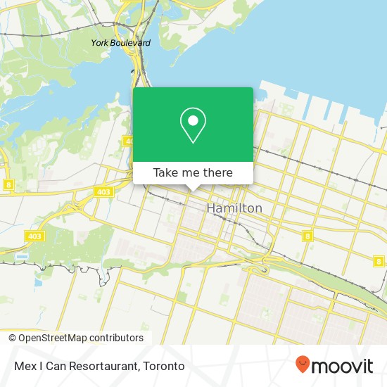 Mex I Can Resortaurant, 36 Hess St S Hamilton, ON L8P 3N1 map