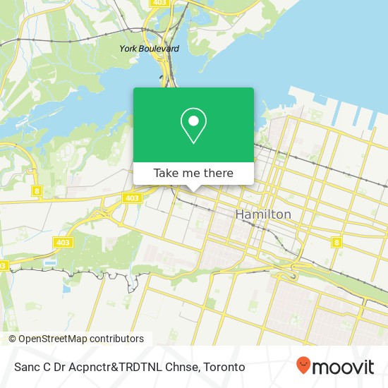 Sanc C Dr Acpnctr&TRDTNL Chnse, 370 Main St W Hamilton, ON L8P map