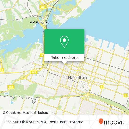 Cho Sun Ok Korean BBQ Restaurant, 85 Queen St N Hamilton, ON L8R map