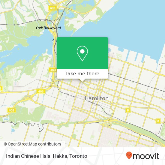 Indian Chinese Halal Hakka, 239 York Blvd Hamilton, ON L8R 1Y7 map