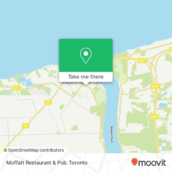 Moffatt Restaurant & Pub, 60 Picton St Niagara-on-the-Lake, ON L0S plan