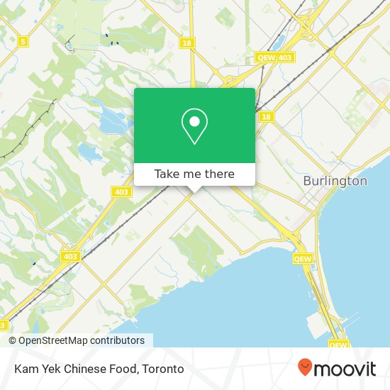 Kam Yek Chinese Food, 650 Plains Rd E Burlington, ON L7T 2E9 plan