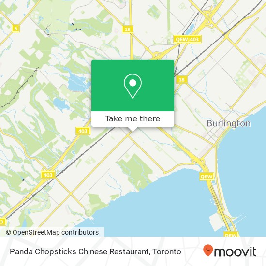 Panda Chopsticks Chinese Restaurant, 650 Plains Rd E Burlington, ON L7T 2E9 map