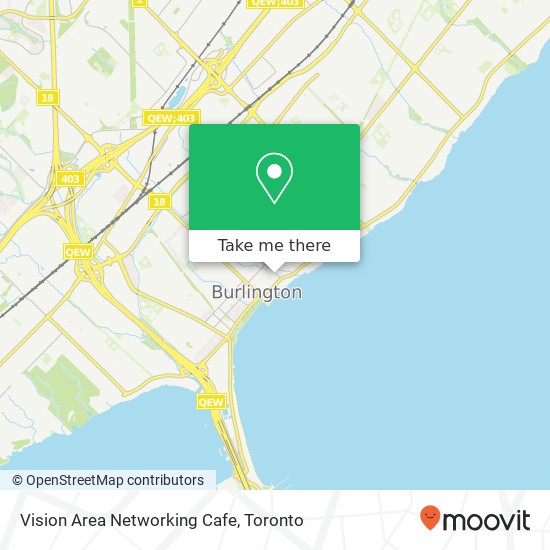 Vision Area Networking Cafe map