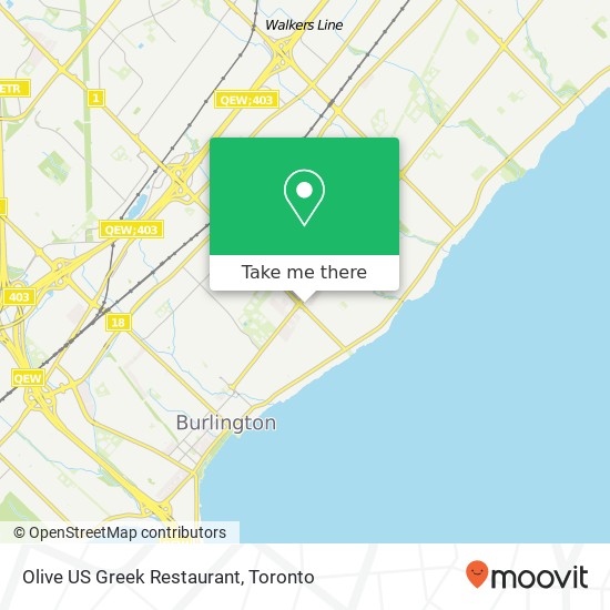 Olive US Greek Restaurant, 421 Guelph Line Burlington, ON L7R 3L7 map