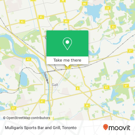 Mulligan's Sports Bar and Grill, 215 Beverly St Cambridge, ON N1R 3Z9 map